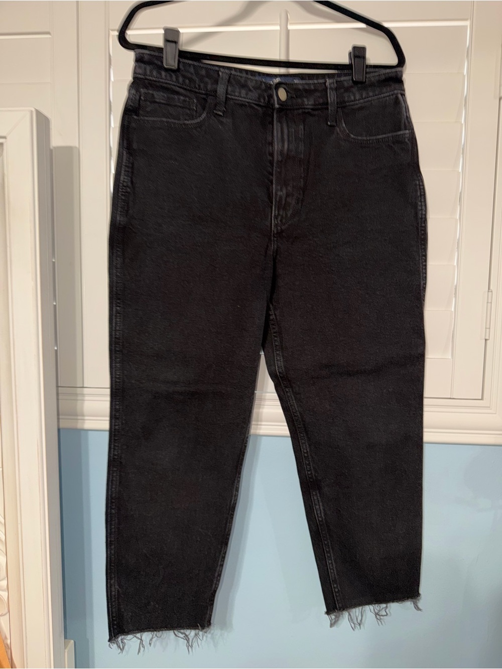 Black High-Rise Straight Women’s Jeans